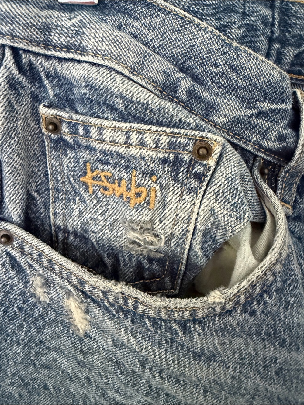 Ksubi Light Blue Relaxed Men’s Jeans